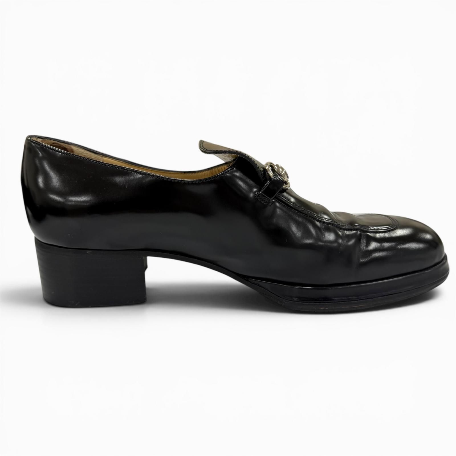 ドンドン見直し】美品☆GUCCI グッチ 100 0413 ホースビット パンプス