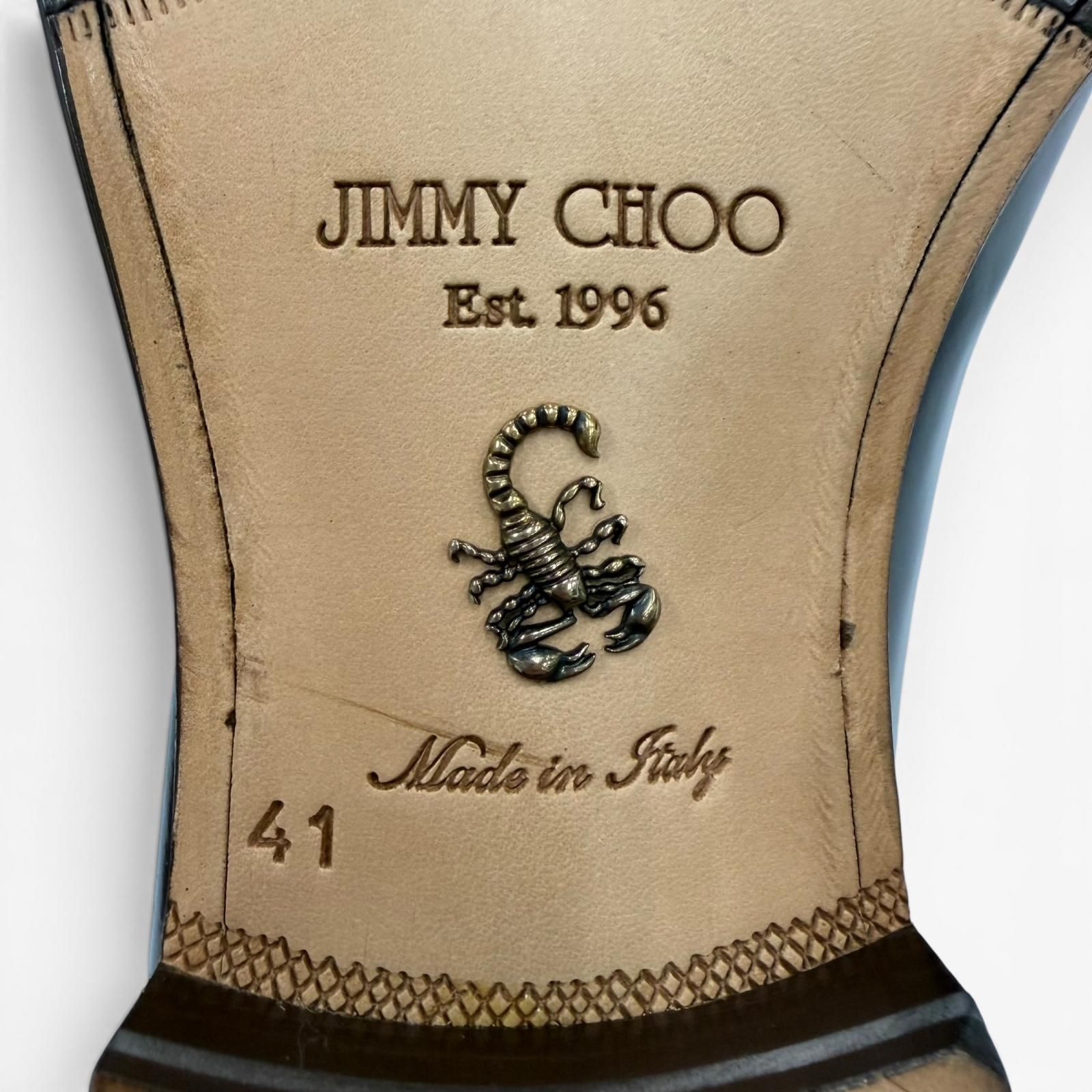 ドンドン見直し】美品▽JIMMY CHOO ジミーチュウ レザー タッセル
