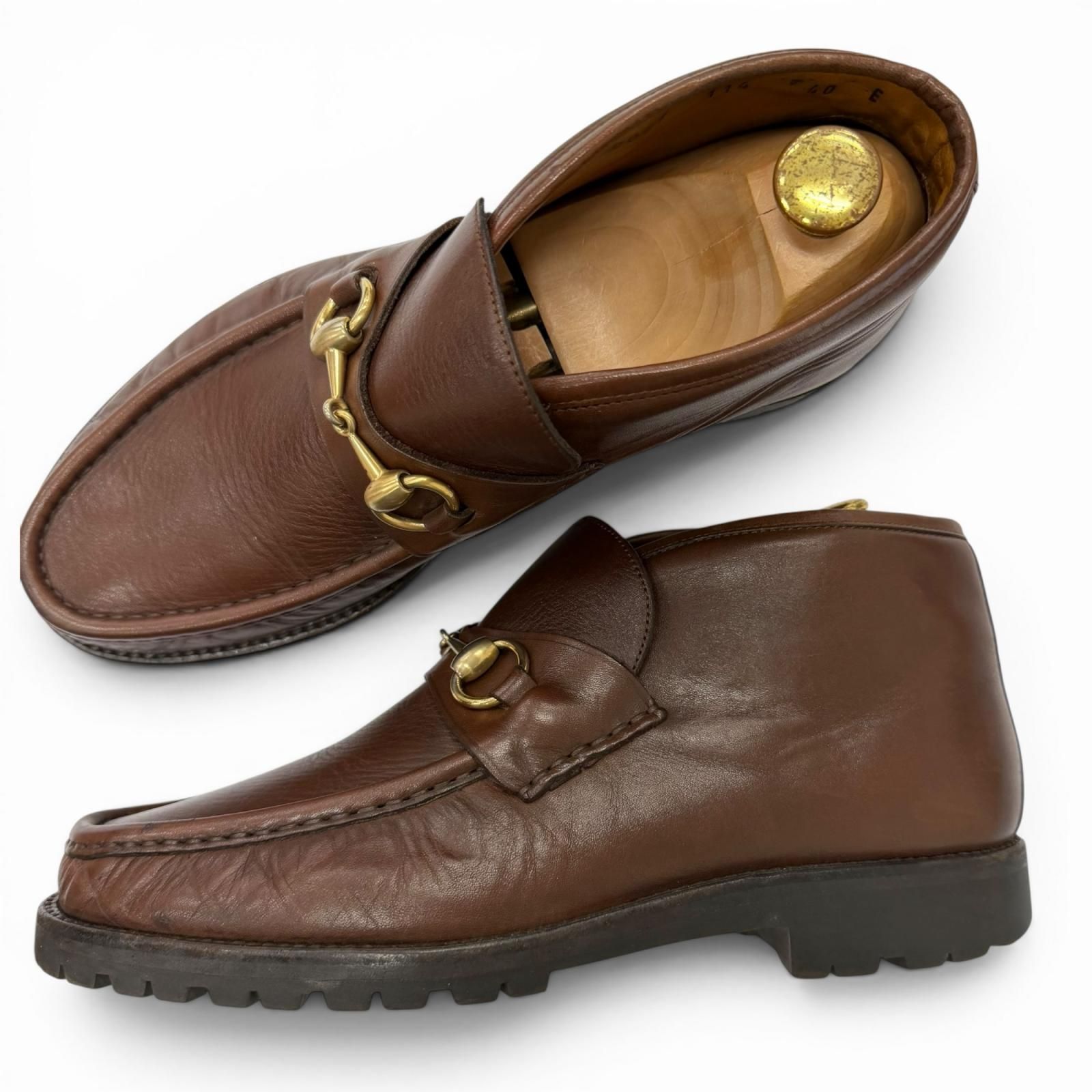 ドンドン見直し】良品□GUCCI 0067 114 グッチ レザー ホースビット