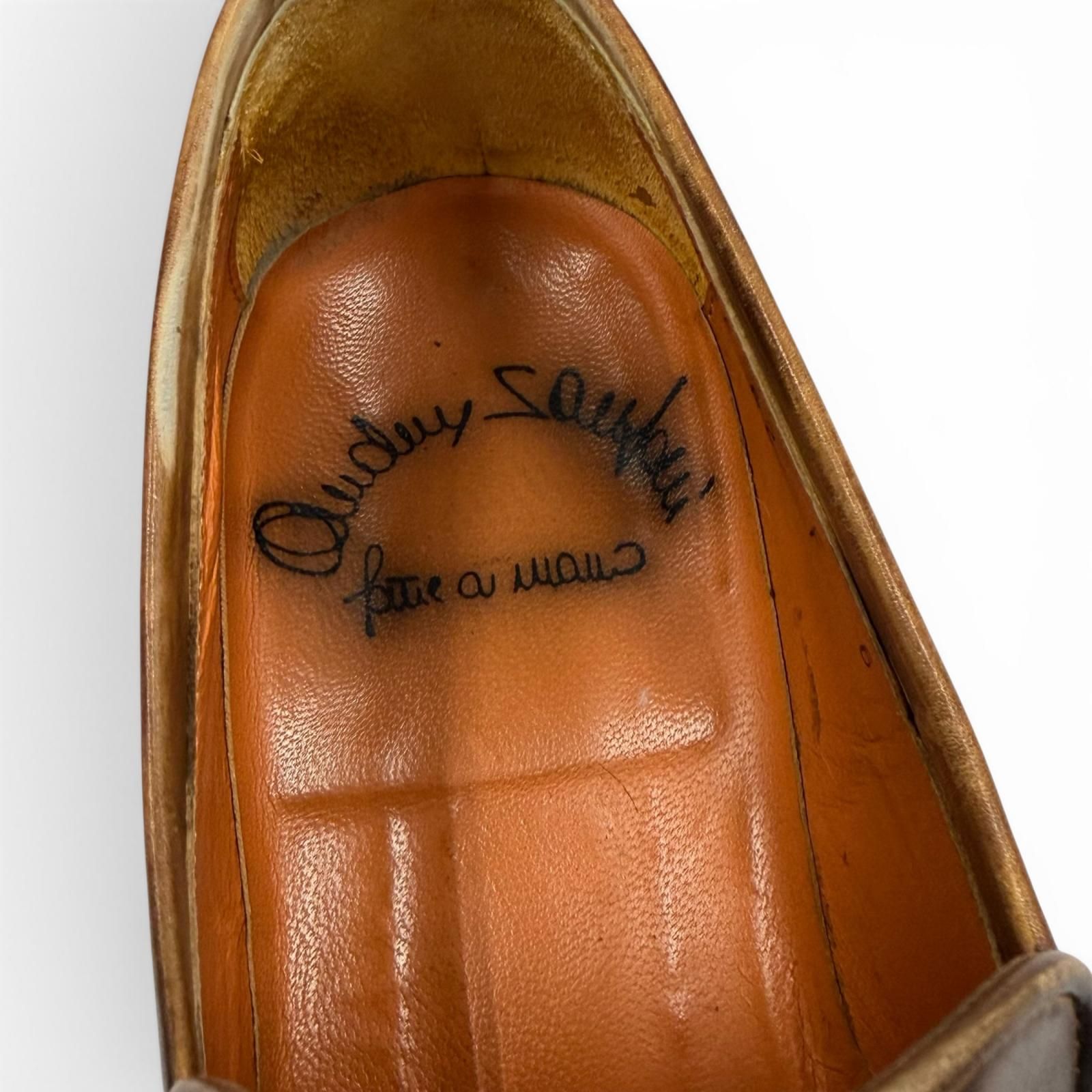 ドンドン見直し】良品▽Santoni サントーニ 12986 レザー Uチップ
