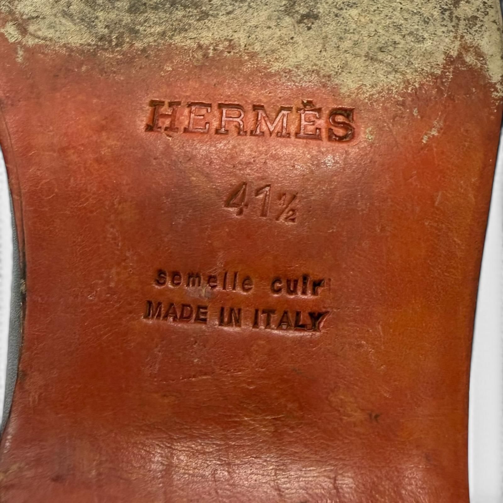 ドンドン見直し】良品□HERMES エルメス レザー Hロゴシルバー金具 