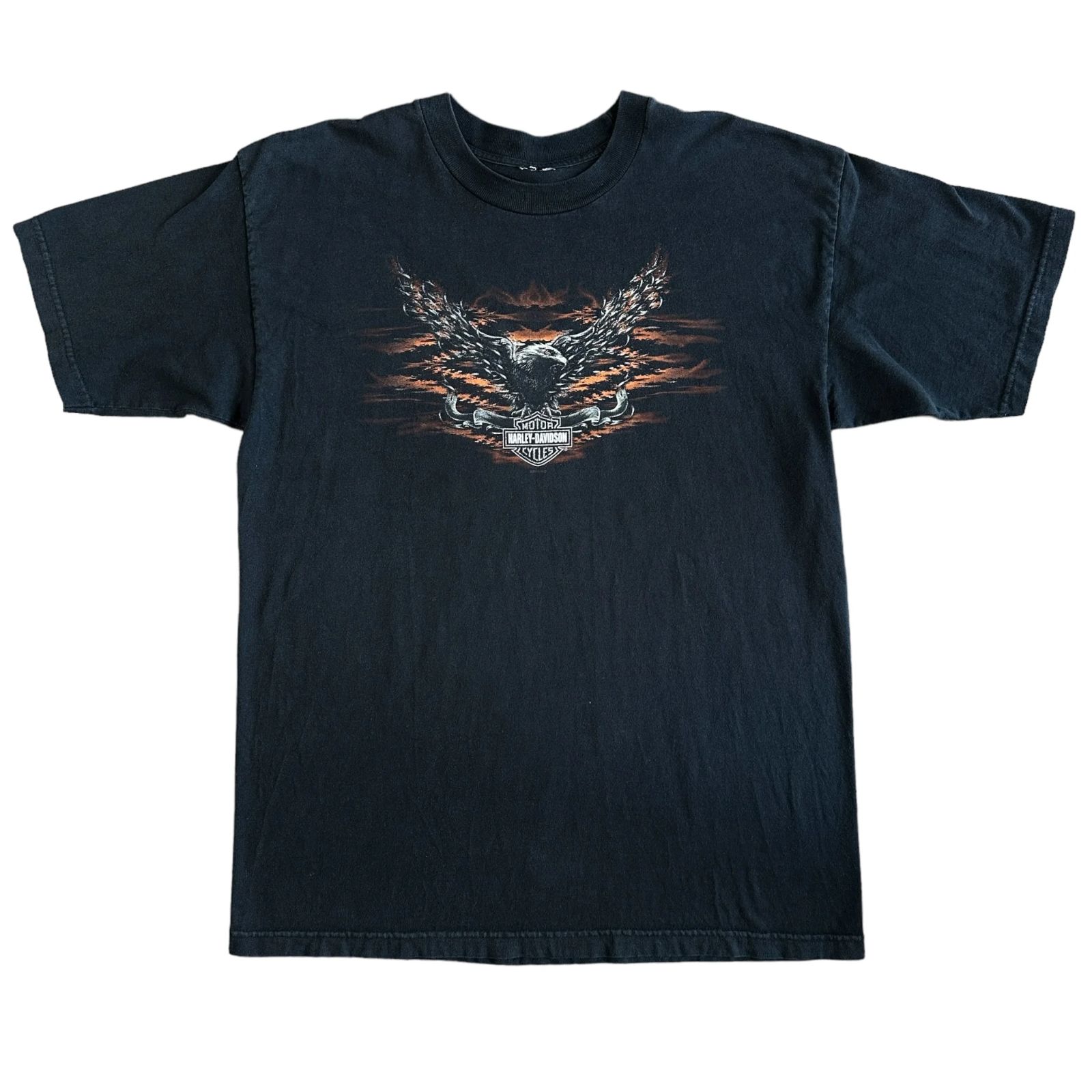 Harley Davidson Eagle NEW YORK CITY Tee Black Fits XL