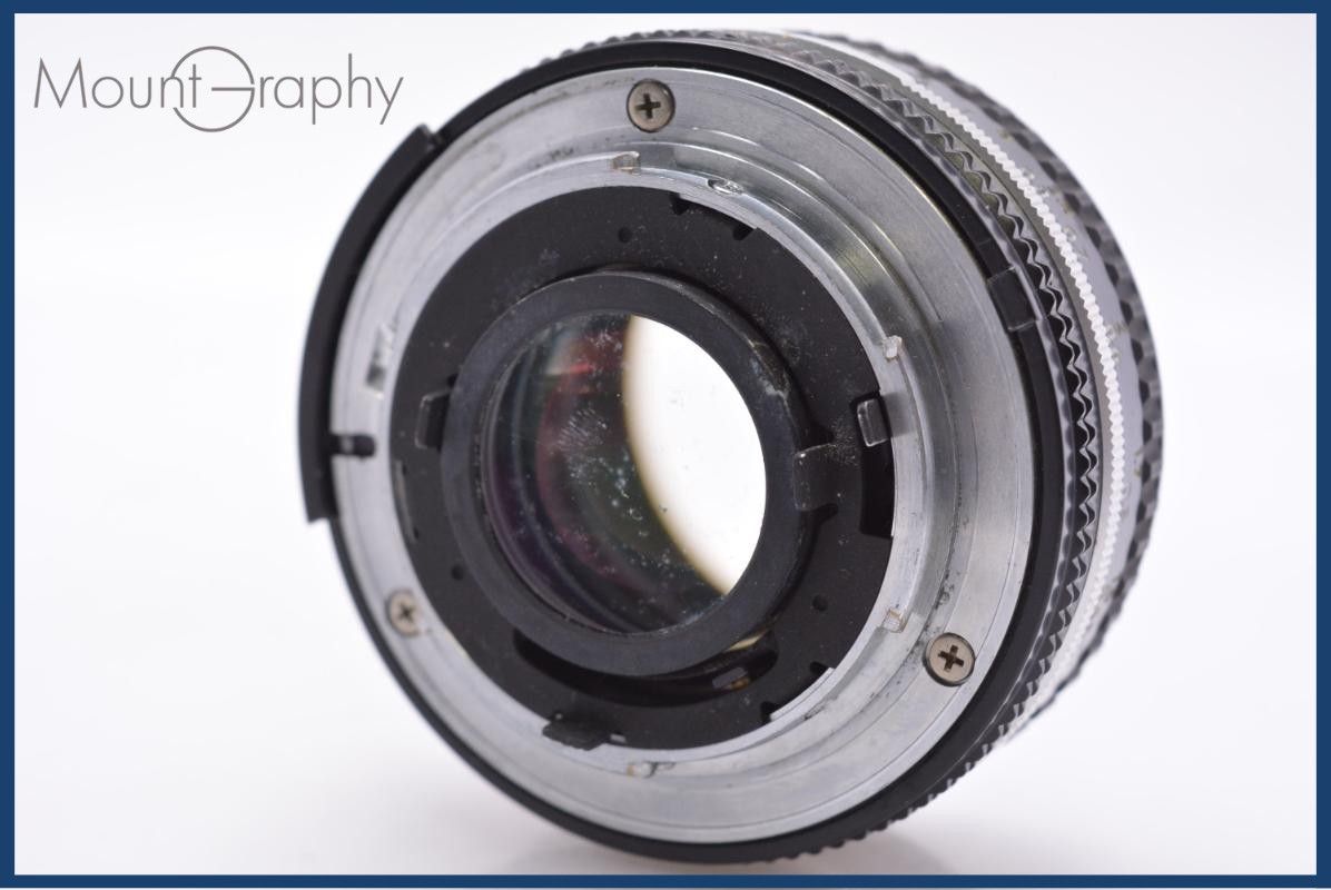 動作保証】 ニコン Nikon NIKKOR 50mm F1.8 Ai-S 前後キャップ付 同梱