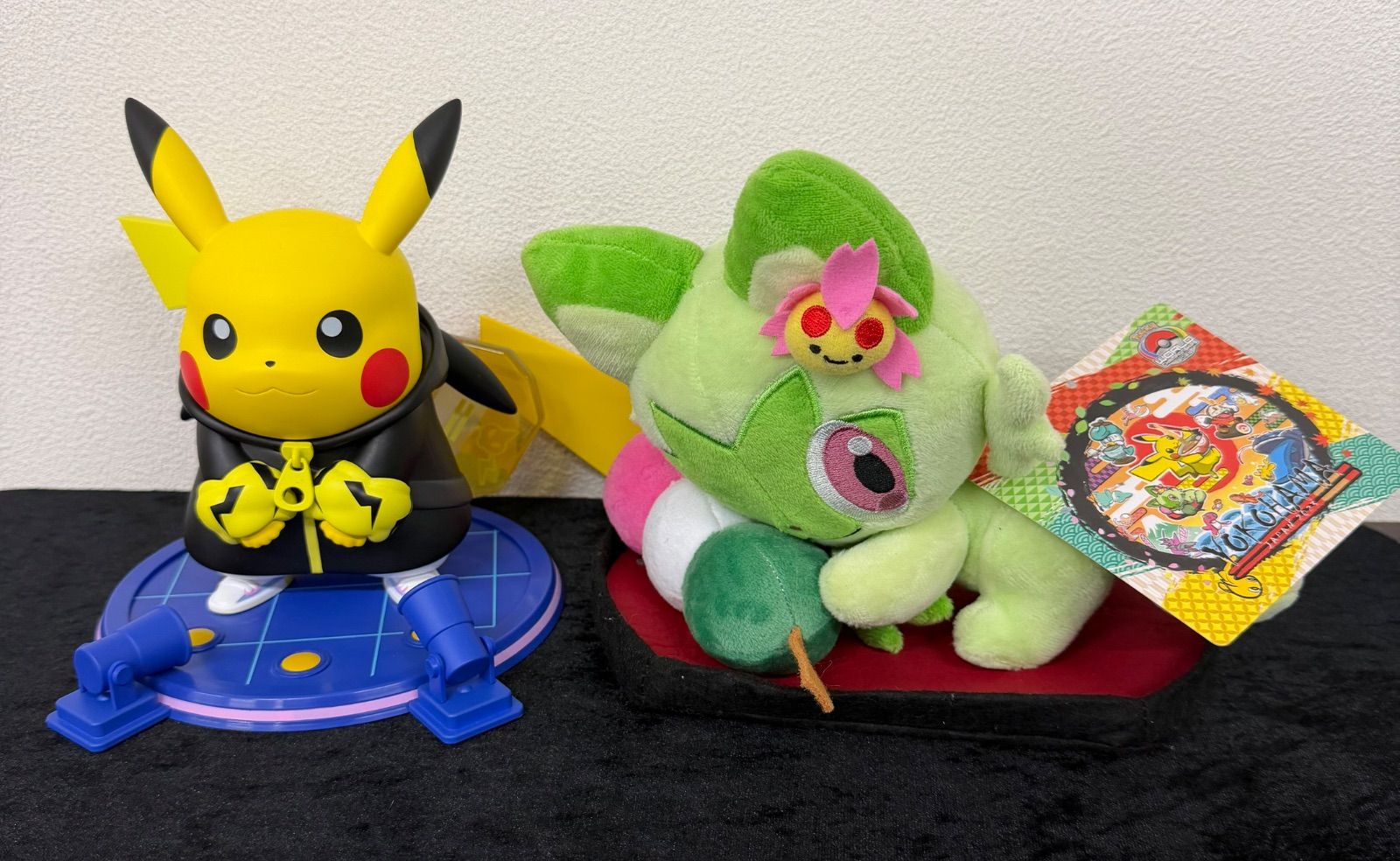 ポケットモンスター ポケモンユナイト ピカチュウ バンドスタイル 正規品 フィギュア　【新品タグ付き】ニャオハぬいぐるみ WCS2023 横浜