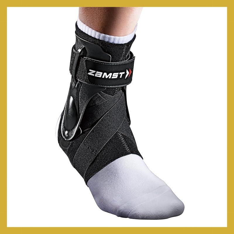 ザムスト(ZAMST) 足首サポーター A2-DX スポーツ全般 バスケ バレー テニス 足関節 固定 内反 外反 LLサイズ 左足用 ブラック 0