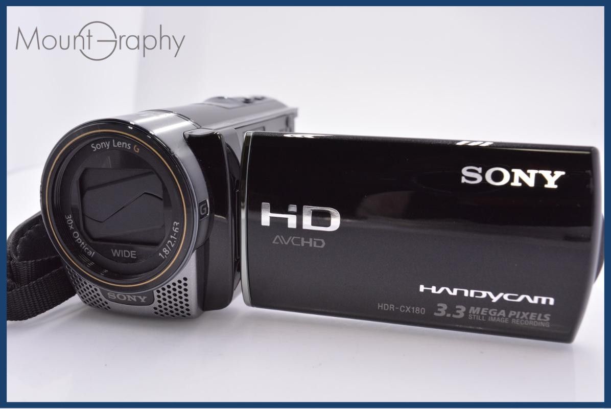 【動作保証】 ソニー SONY Handycam HDR-CX180 30x 同梱無料 #am7188