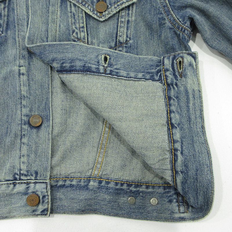【三重本店】 中古 POLO RALPH LAUREN | ポロ・ラルフローレン USED加工デニムジャケット ダメージ加工 ブルー サイズ:XS 【112】 【三重本店】 中古 POLO RALPH LAUREN | ポロ・ラルフローレン USED加工デニムジャケット ダメージ加工 ブルー サイズ:XS 【112】