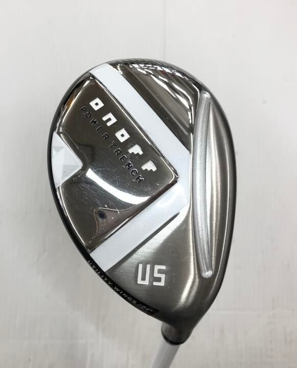 グローブライド　ONOFF UTILITY WINGS LADY 2025　24度　SMOOTH KICK LP-425U　Lフレックス　ユーティリティ　中古【最短即日発送】