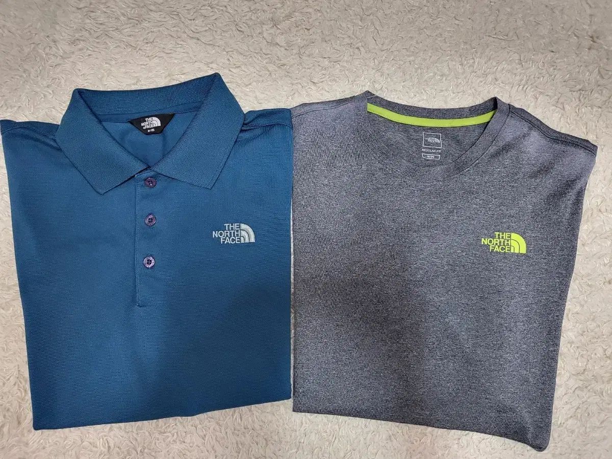 THE NORTH FACE ザノースフェイス PK半袖Tシャツ & THE NORTH FACE ザノースフェイス 半袖Tシャツ 2枚セット (全てドリーム)