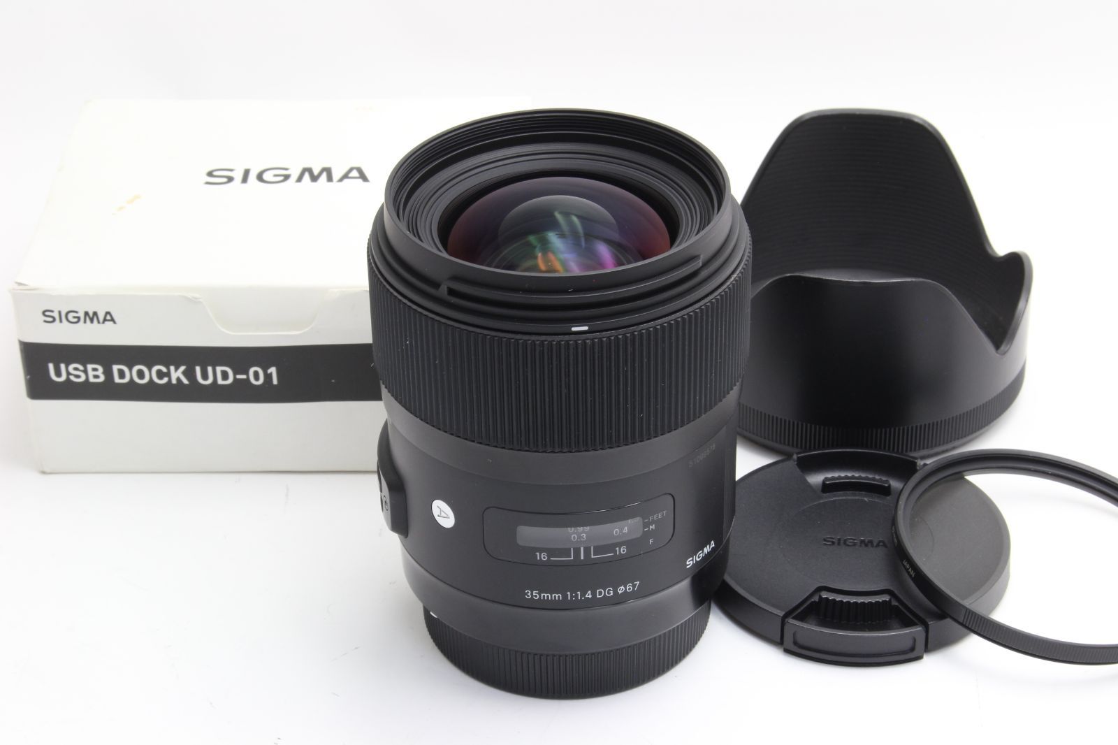 AB+ (良品) SIGMA シグマ Art 35mm F1.4 DG HSM Canon USB DOCK UD-01
