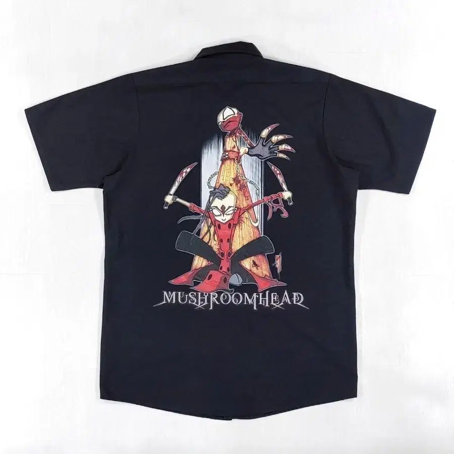 マッシュルームヘッド レッドキャップ 半袖 シャツ M