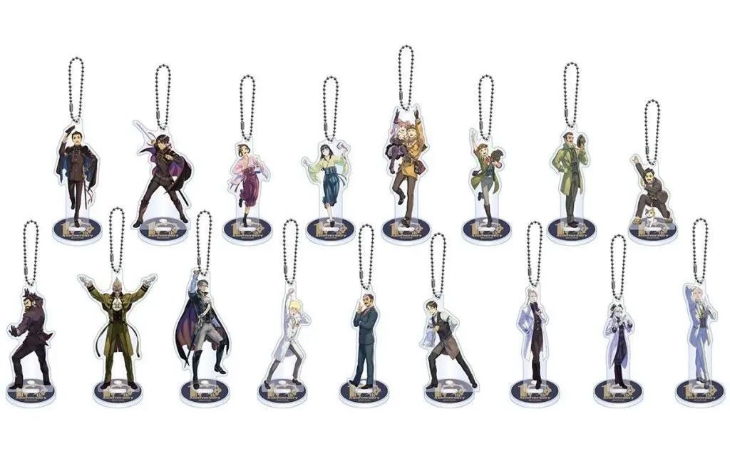 【新品】キーホルダー 【BOX】大逆転裁判 ~拾周年万華ノ宴~ アクリルスタンドキーホルダーコレクション