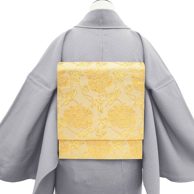 新古品】 龍村美術織物 本袋帯 袋帯 未使用 フォーマル 正絹 金箔糸