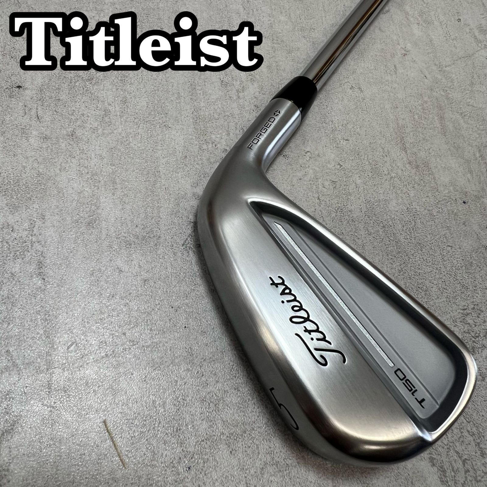 Titleist タイトリスト T150 2025年モデル メンズゴルフ 5番アイアン 右利き用 S スチール トゥルーテンパー