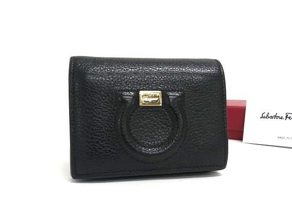 Salvatore Ferragamo フェラガモ 財布 ガンチーニ 22 D514 ブラック
