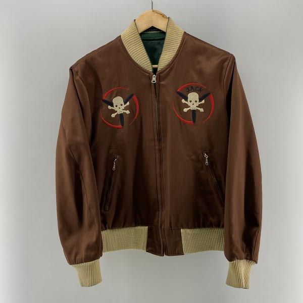 【中古】SUGARCANE 90s M品番 スーベニアジャケット ブラウン 38 シュガーケーン[24] 22,188円