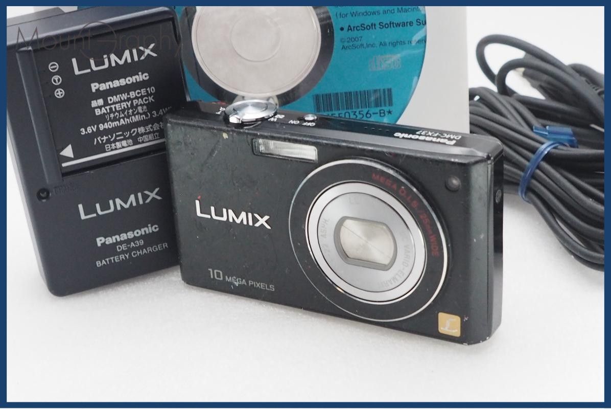 難あり Panasonic パナソニック DMC-FX37 バッテリー&充電器付属 同梱無料 #i10872