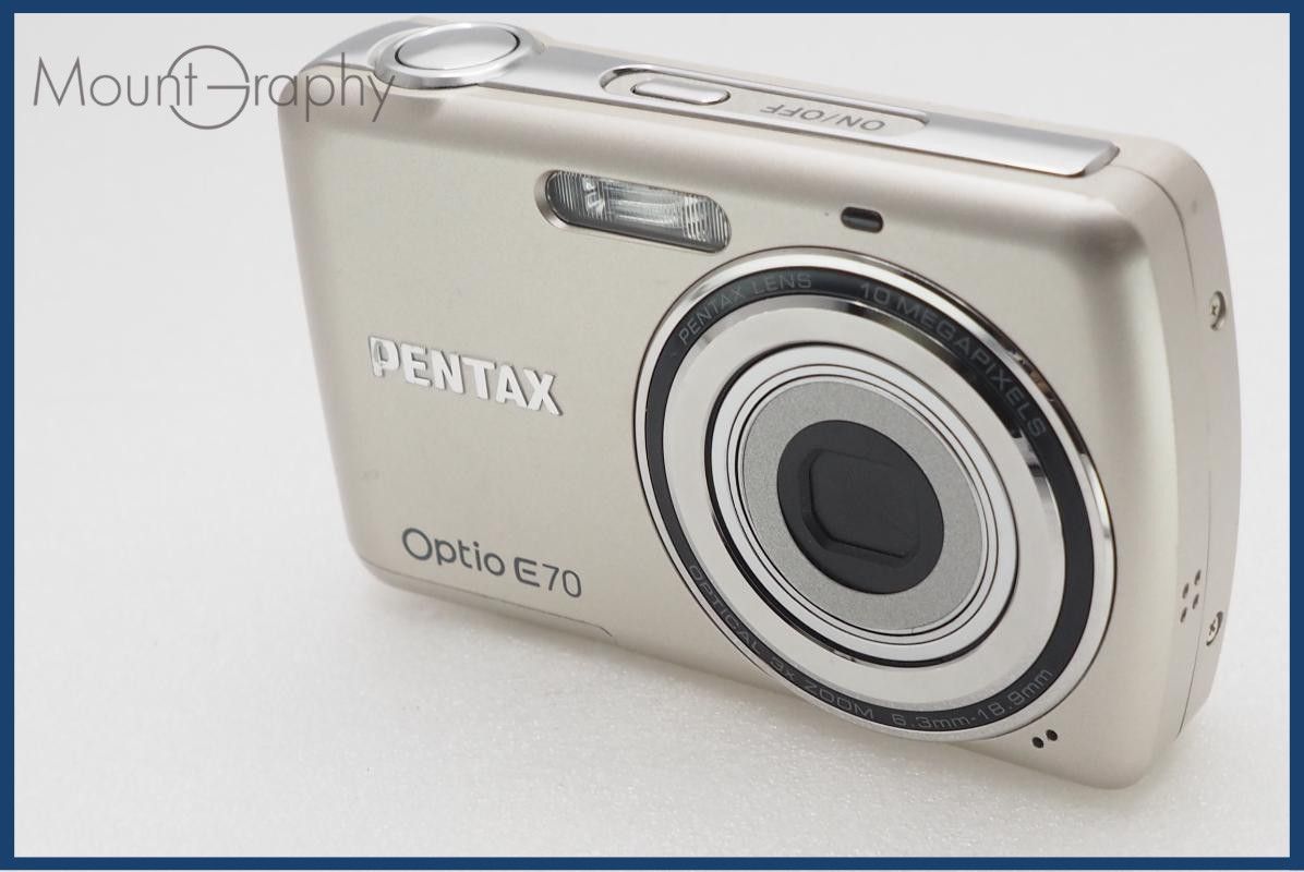 【動作保証】 PENTAX ペンタックス Optio E70 単三電池仕様 同梱無料 #i10901