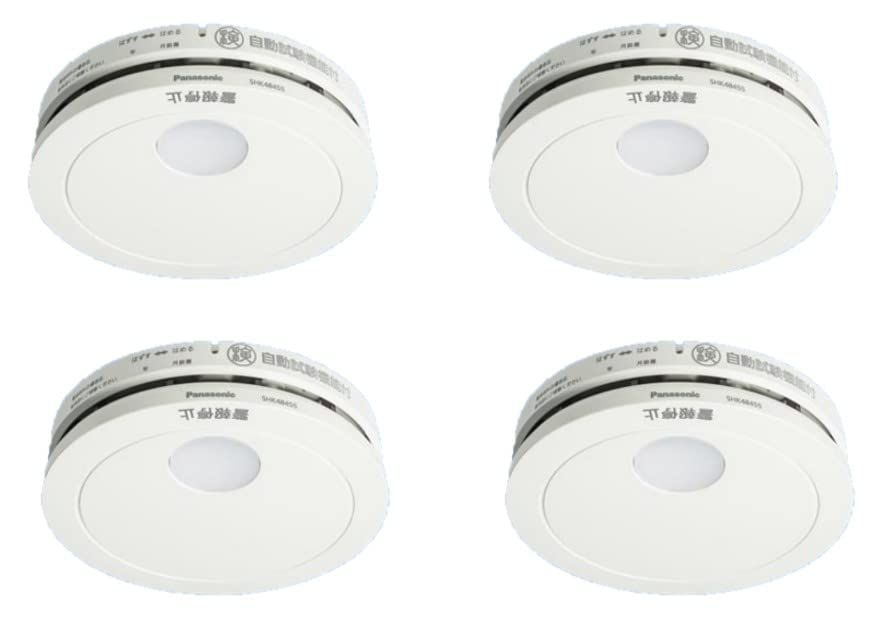 けむり当番薄型2種 SHK48455 （電池式・移報接点なし）（警報音・音声警報機能付） 4個セット送料無料 75d014c4