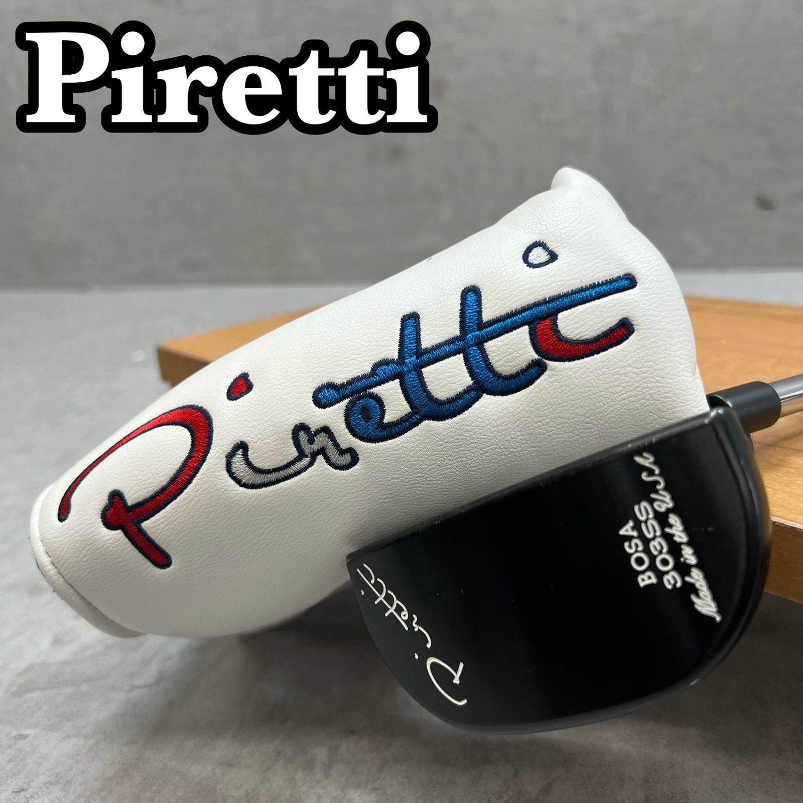 Piretti ピレッティ BOSA 303SS メンズゴルフ パター マレット型 右