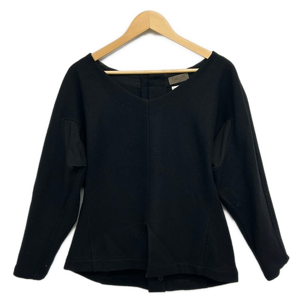 yohjiyamamoto(ヨウジヤマモト) 七分袖カットソー サイズM レディース - ダークネイビー