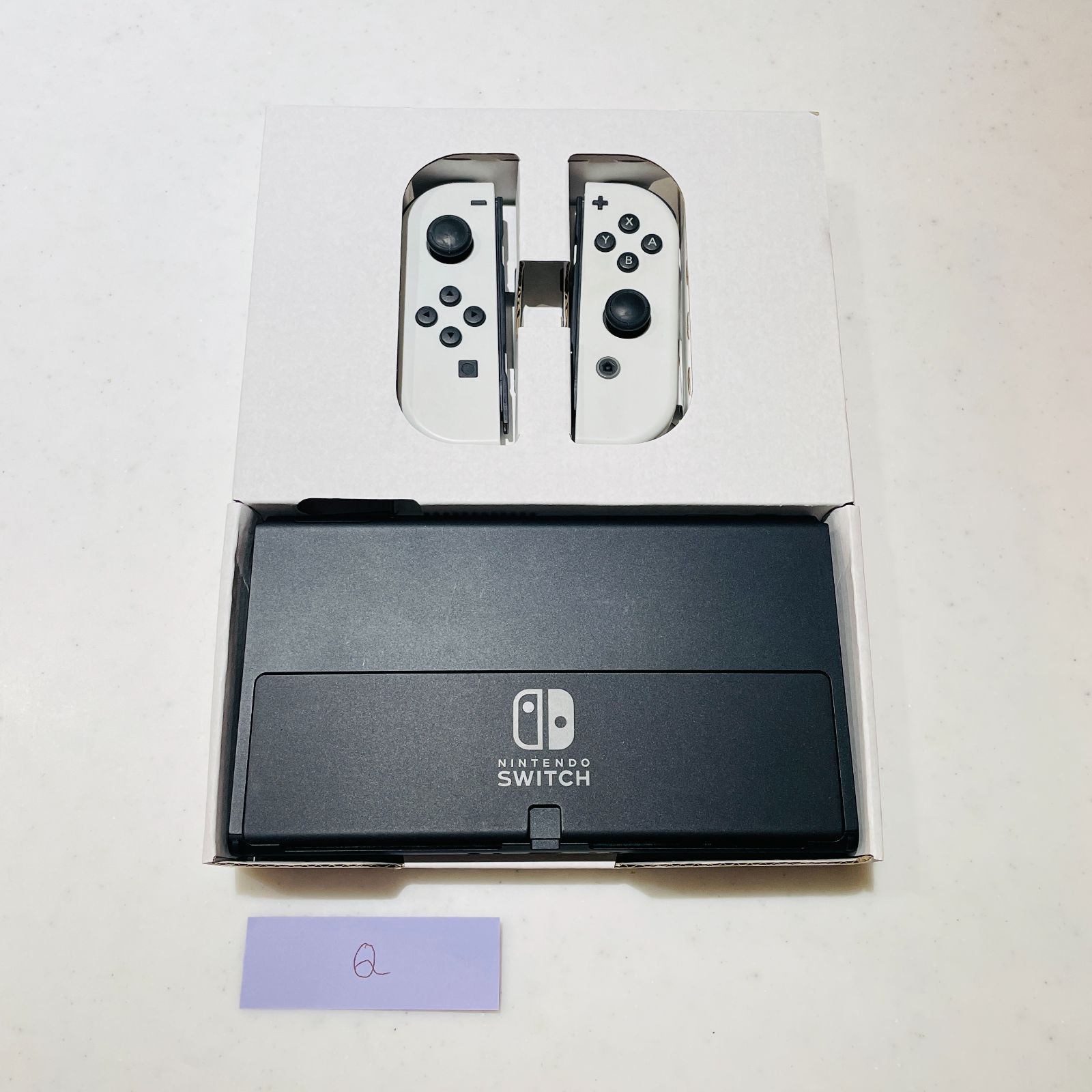Nintendo Switch（有機ELモデル） ホワイト 付属品完備 【限定500円