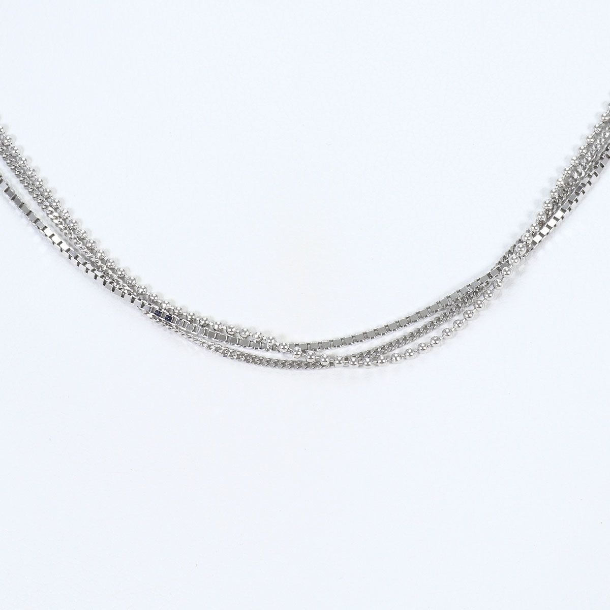 K18WG ネックレス 総重量約9.2g 約45cm