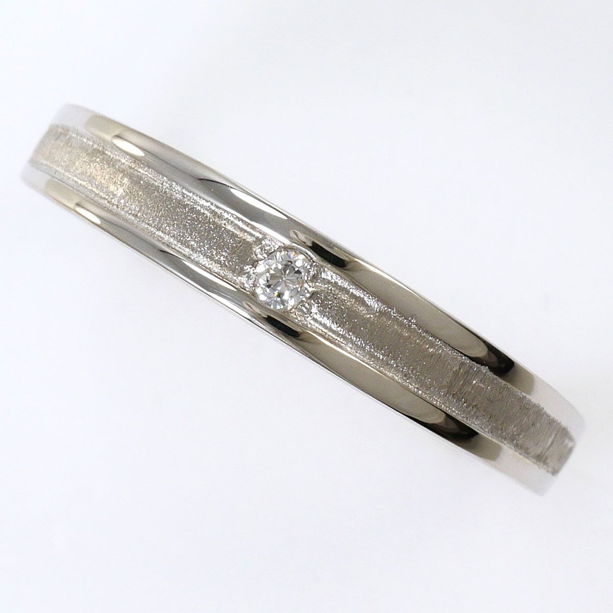 14KWG リング・指輪 11号 ジルコニア 総重量約1.6g