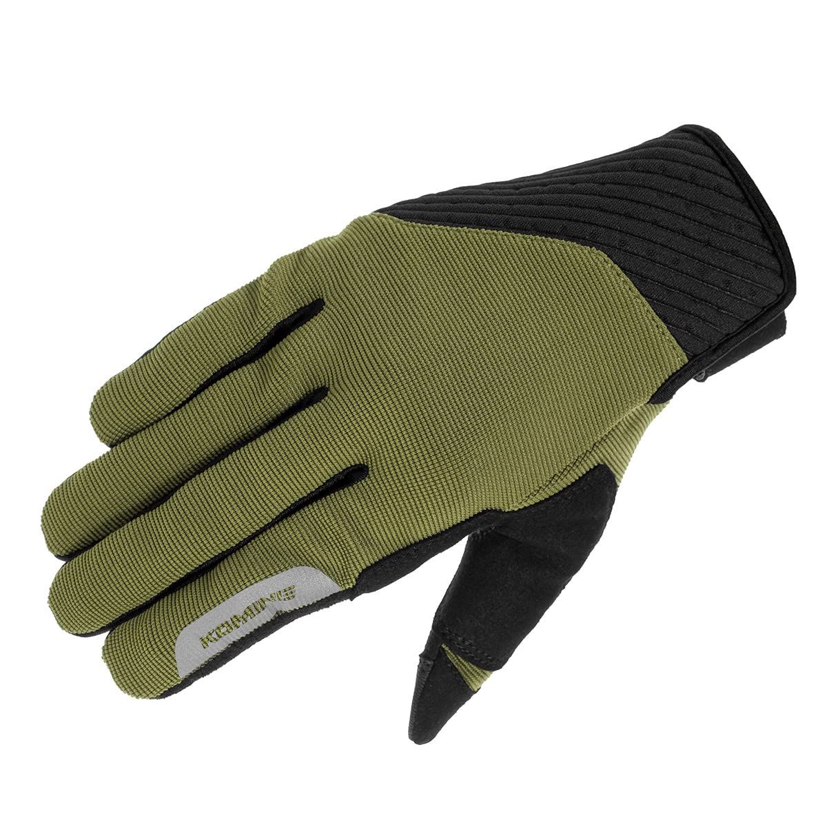 新品 コミネ(KOMINE) バイク用 グローブ GK-1853 ストレッチメッシュグローブ ルーチェII Olive M