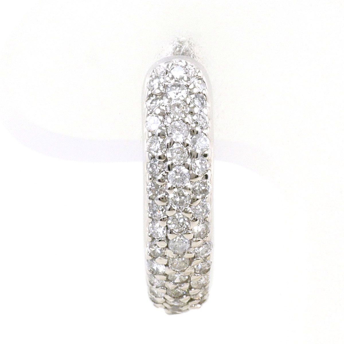 PT900/プラチナ ピアス(片耳) ダイヤモンド 0.30ct 総重量約3.0g レディース