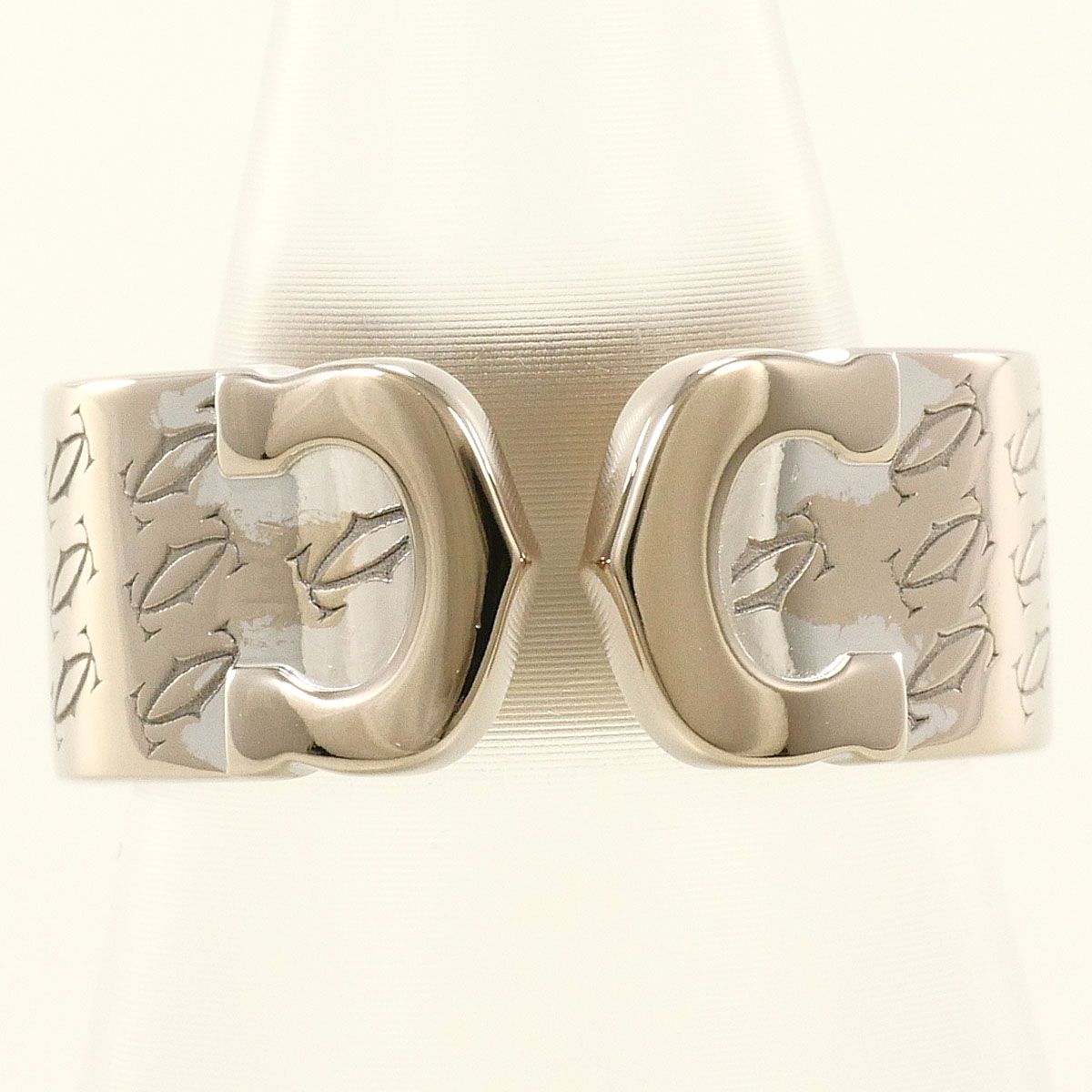 カルティエ CARTIER C2 K18WG リング・指輪 9.5号 総重量約11.0g 174,000円