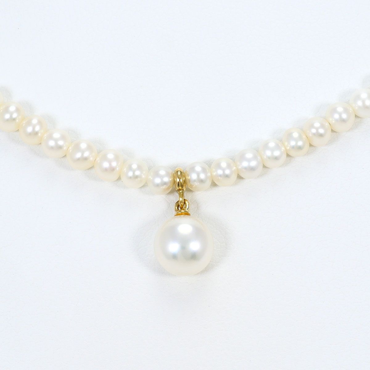 ミキモト MIKIMOTO K18YG ネックレス パール（真珠） 総重量約8.4g 約41cm