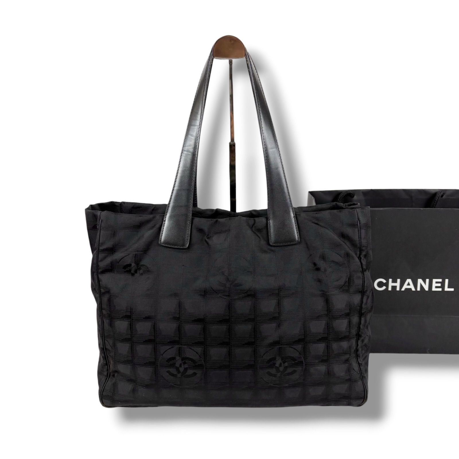 CHANEL シャネル ニュートラベルライン トートバッグ トートMM