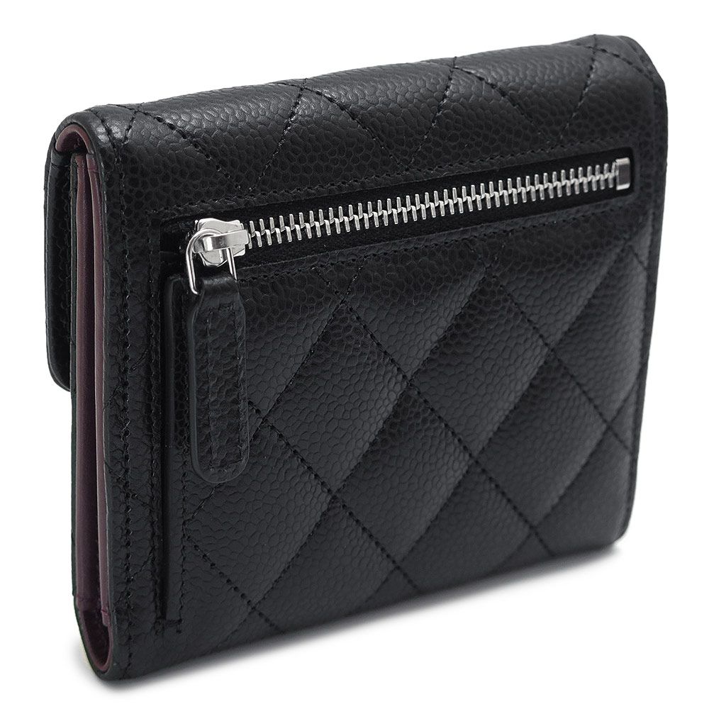 シャネル CHANEL 折財布 レディース クラシック スモール フラップ