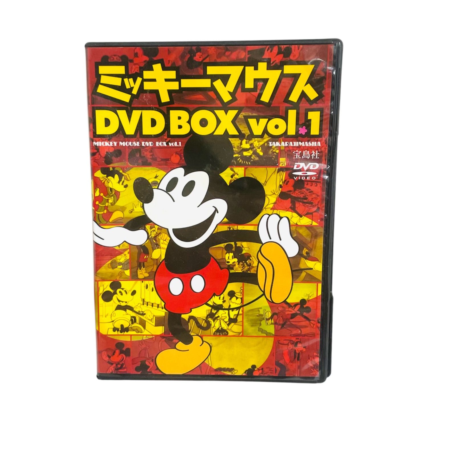 F05258 DVD 2枚1枚欠品 ミッキーマウス DVDBOX vol.1 カラー/モノクロ
