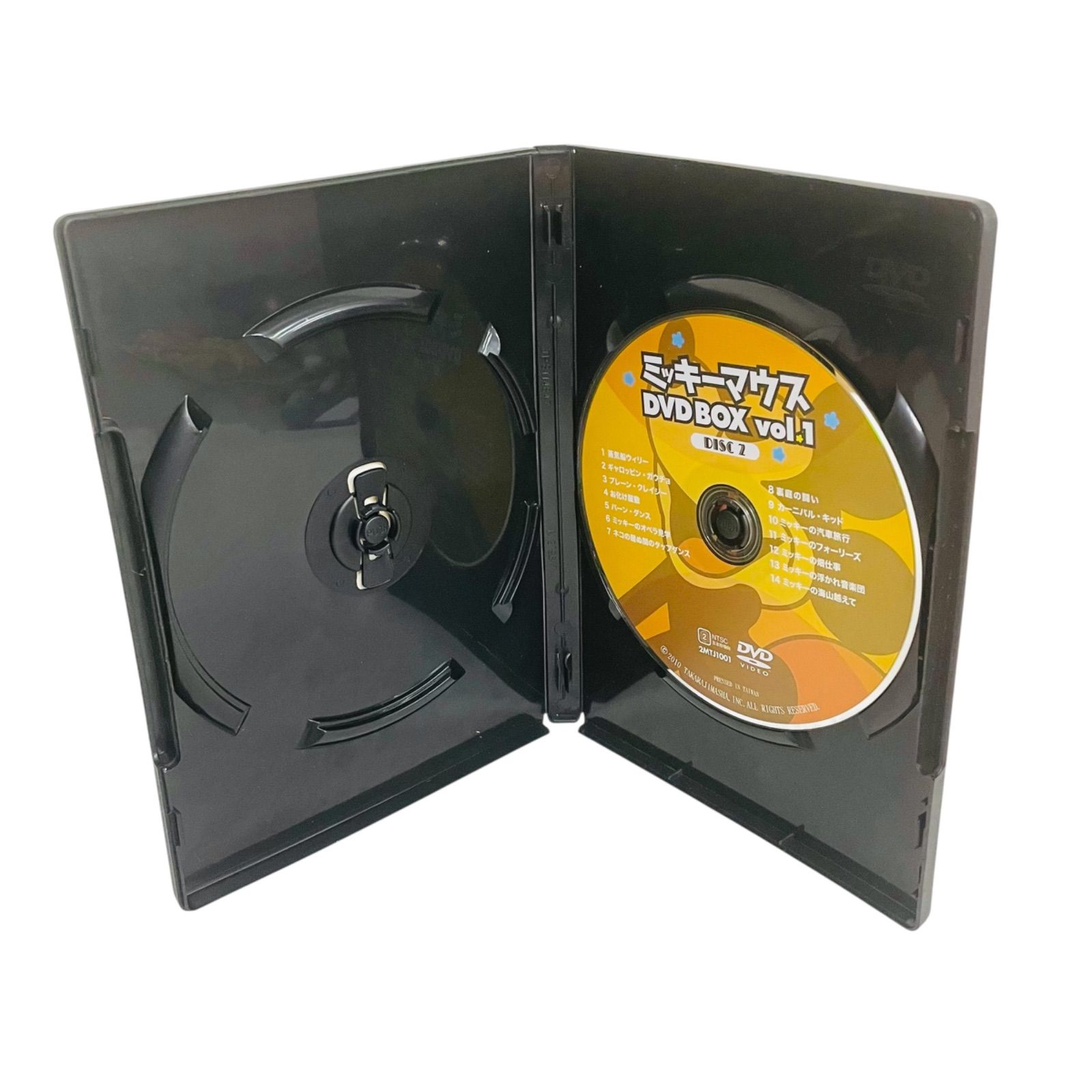 F05258 DVD 2枚1枚欠品 ミッキーマウス DVDBOX vol.1 カラー/モノクロ