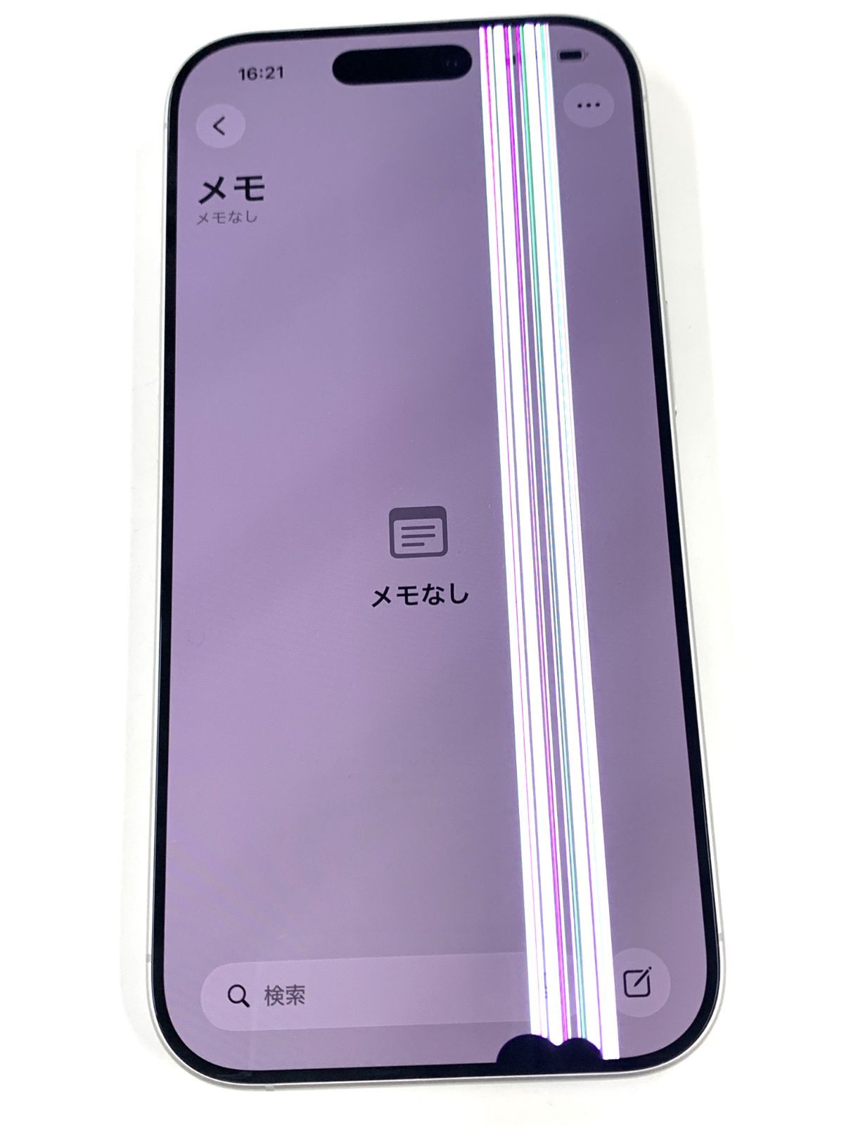 ジャンク バッテリー100% SIMフリーiPhone 17 256GB ホワイト