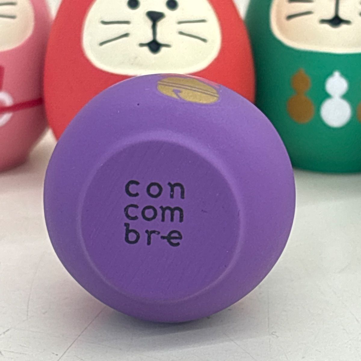 concombre デコレ 猫だるま 5点セット まったりマスコット ミニ置物 