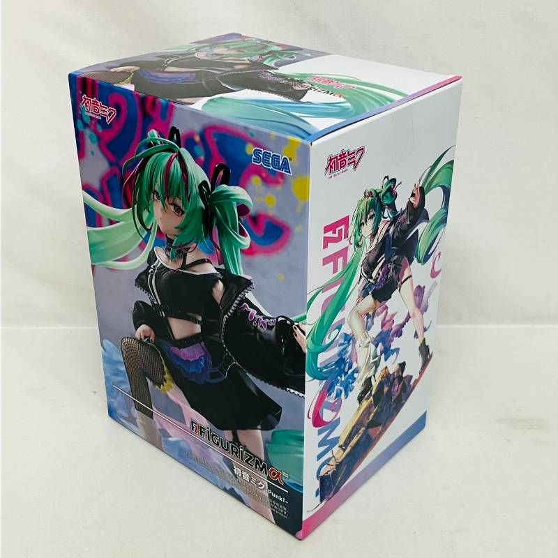初音ミク FiGURiZM α Punk ! プライズ フィギュア 4個 まとめ セット 