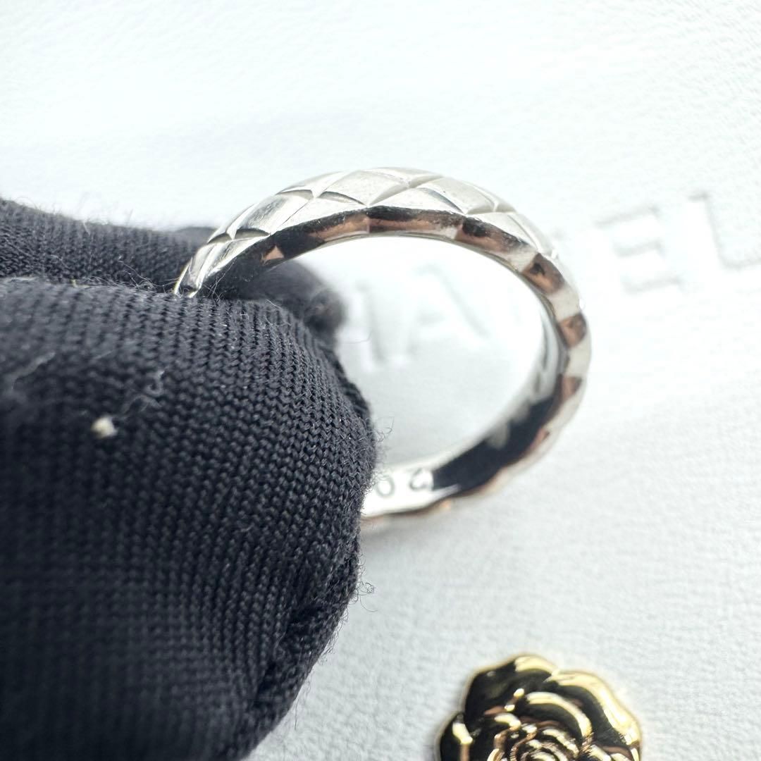 美品 CHANEL シャネル リング ココクラッシュ プラチナ 8号 PT950 