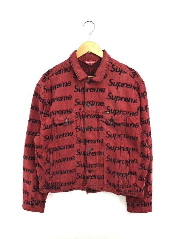【現状渡し品】 SUPREME シュプリーム 21SS FRAYED LOGOS DENIM TRUCKER JACKET フレイ ロゴ デニム トラッカー ジャケット アウター 【149-260527-na-07-tagh】 21,087円
