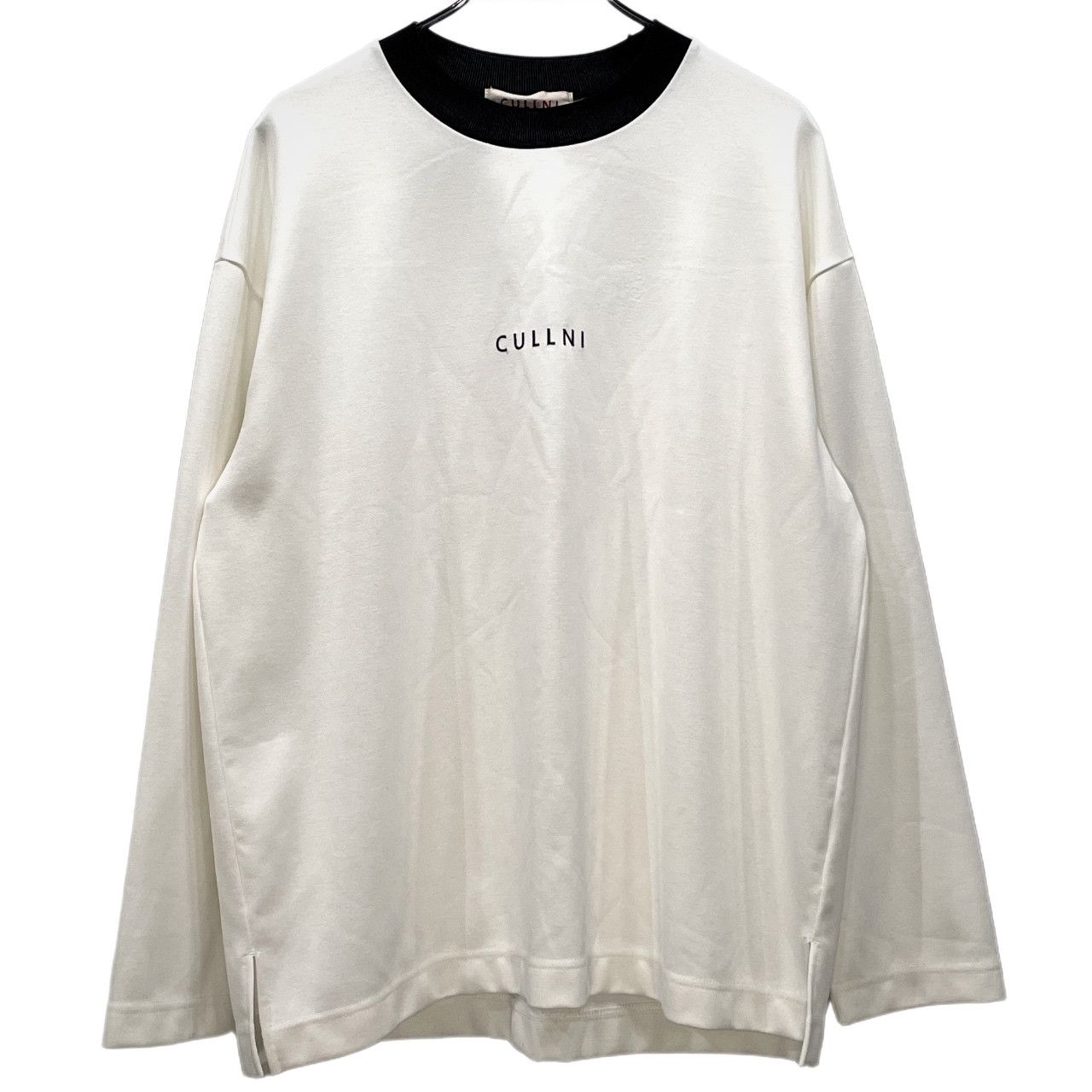 CULLNI ロゴプリントクルーネックカットソー Tシャツ Tee T-shirt トップス 長袖 クルニ メンズ