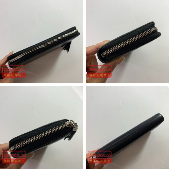 04w7097▽※【中古】GUCCI グッチ ソーホー Sohoライン スタッズ付きGG