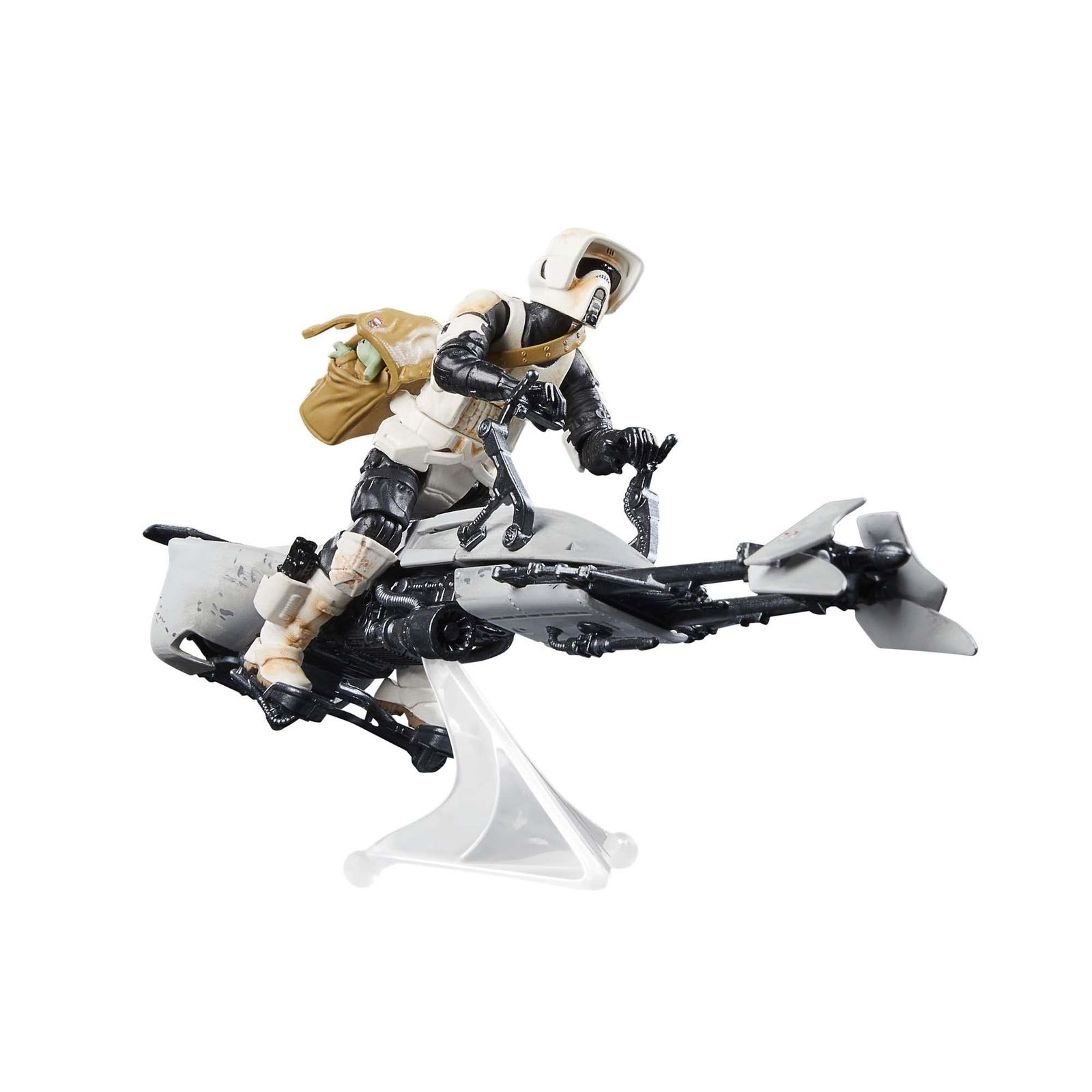 スター・ウォーズ ヴィンテージコレクション スピーダーバイク、スカウトトルーパー&グローグ、マンダロリアン3.75インチ車両&アクションフィギュア 対象年齢4歳以上