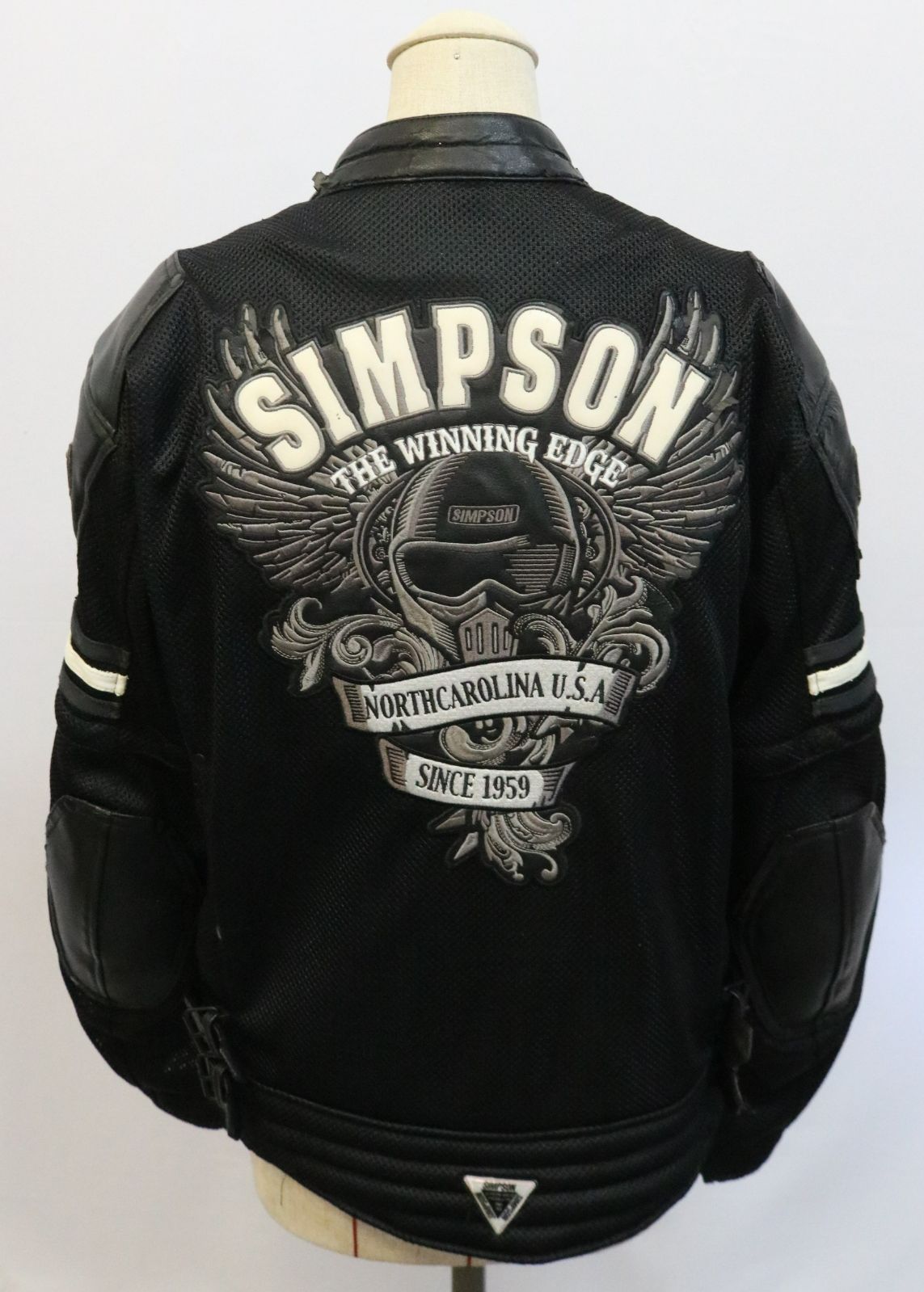 ト足】SIMPSON シンプソン まとめ ライダースジャケット メッシュ