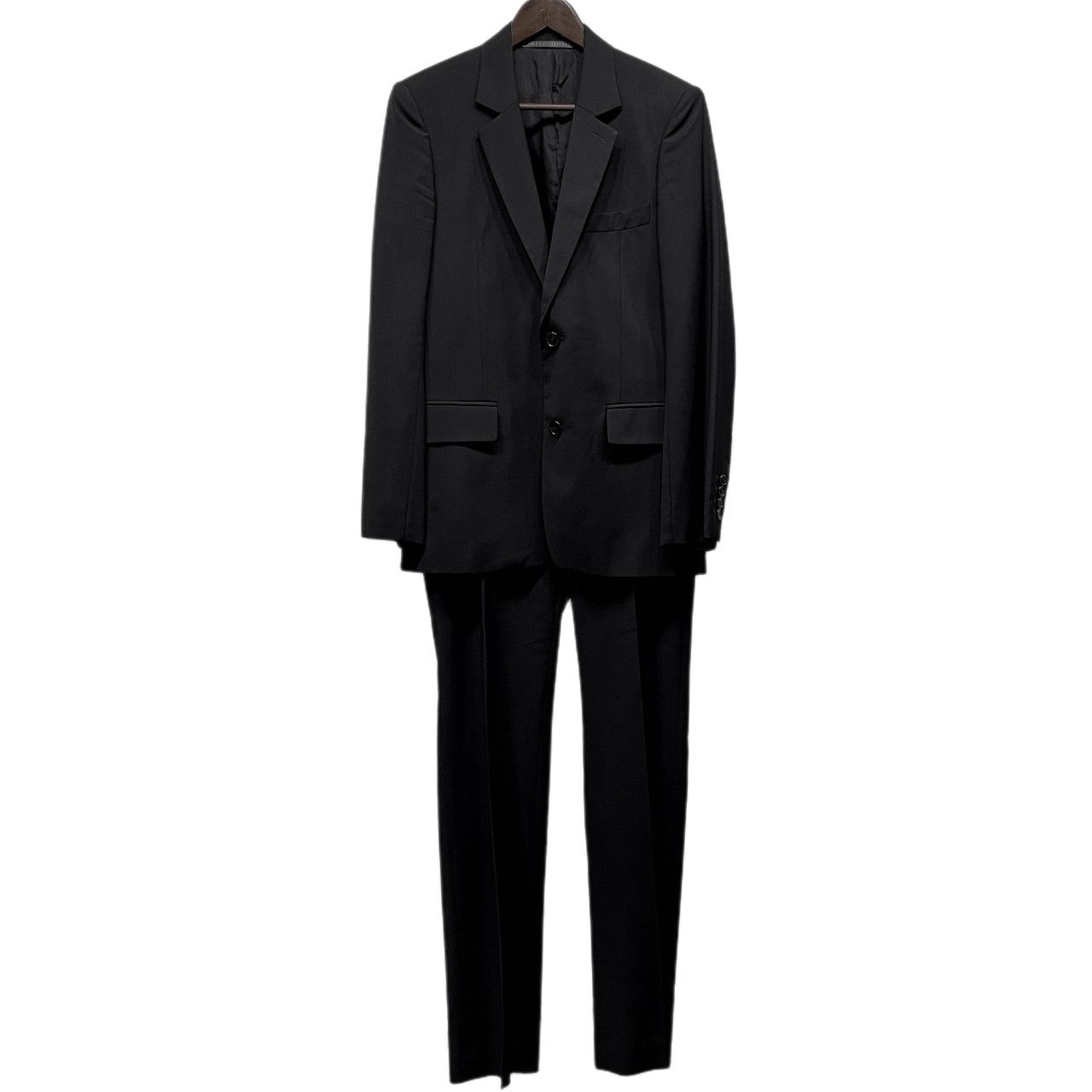 KRIS VAN ASSCHE ウールトロピカル2Bセットアップスーツ テーラード 
