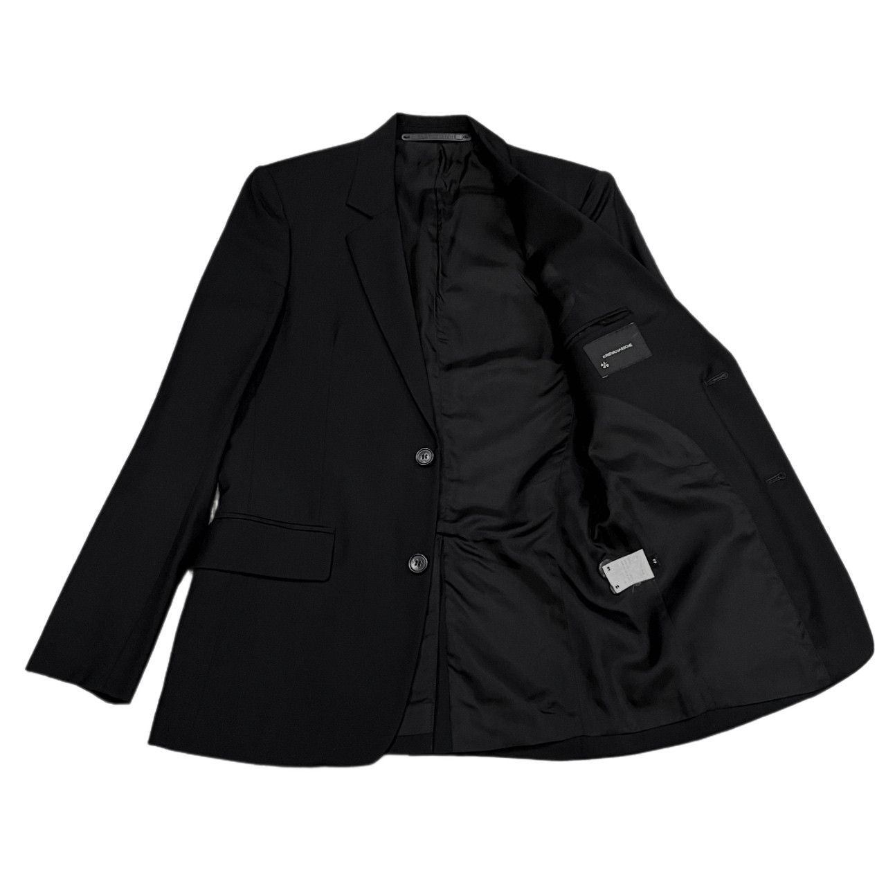 KRIS VAN ASSCHE ウールトロピカル2Bセットアップスーツ テーラード 
