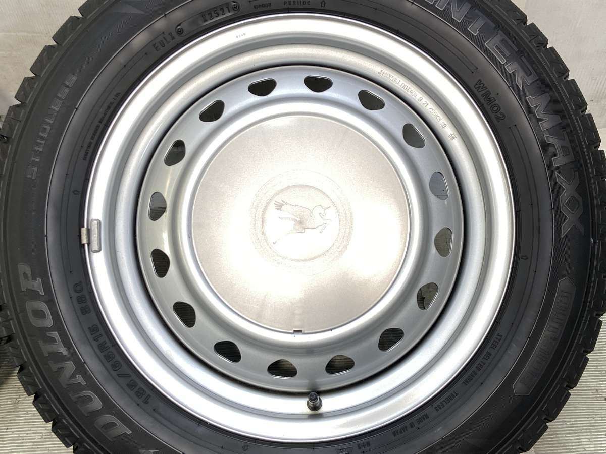 185/65R15 ダンロップ ウィンターマックス WM02 キャロウィン R6 15x5