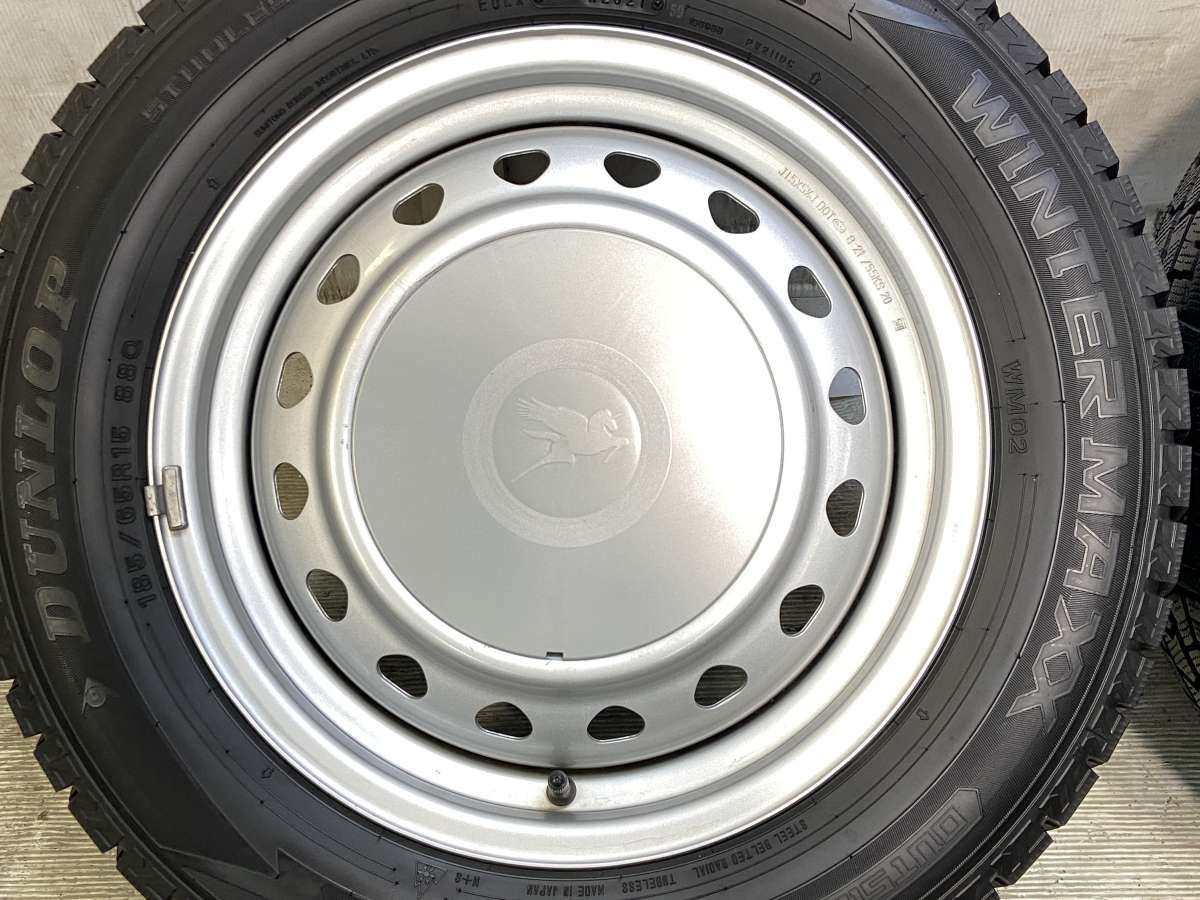 185/65R15 ダンロップ ウィンターマックス WM02 キャロウィン R6 15x5