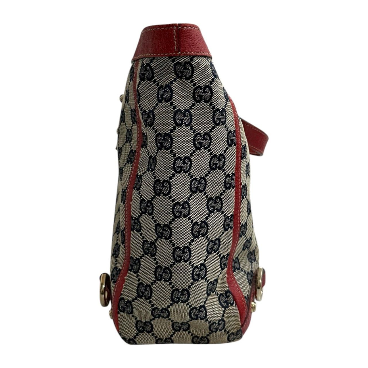 GUCCI グッチ アビー ベージュ レッド ゴールド金具 GGキャンバス 